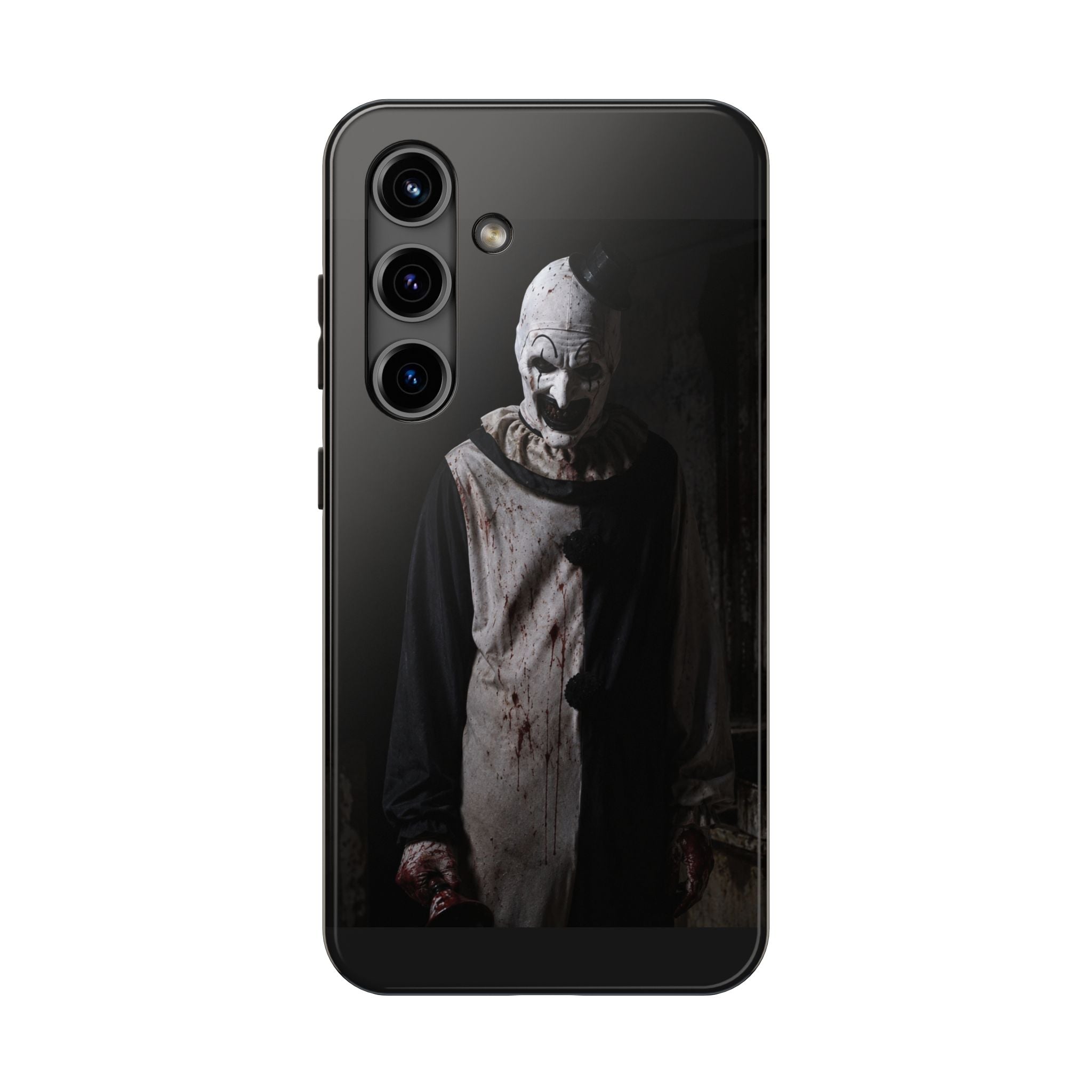 Horror Clown Tough Phone Case – Dark Scary Masked Killer Design for Halloween