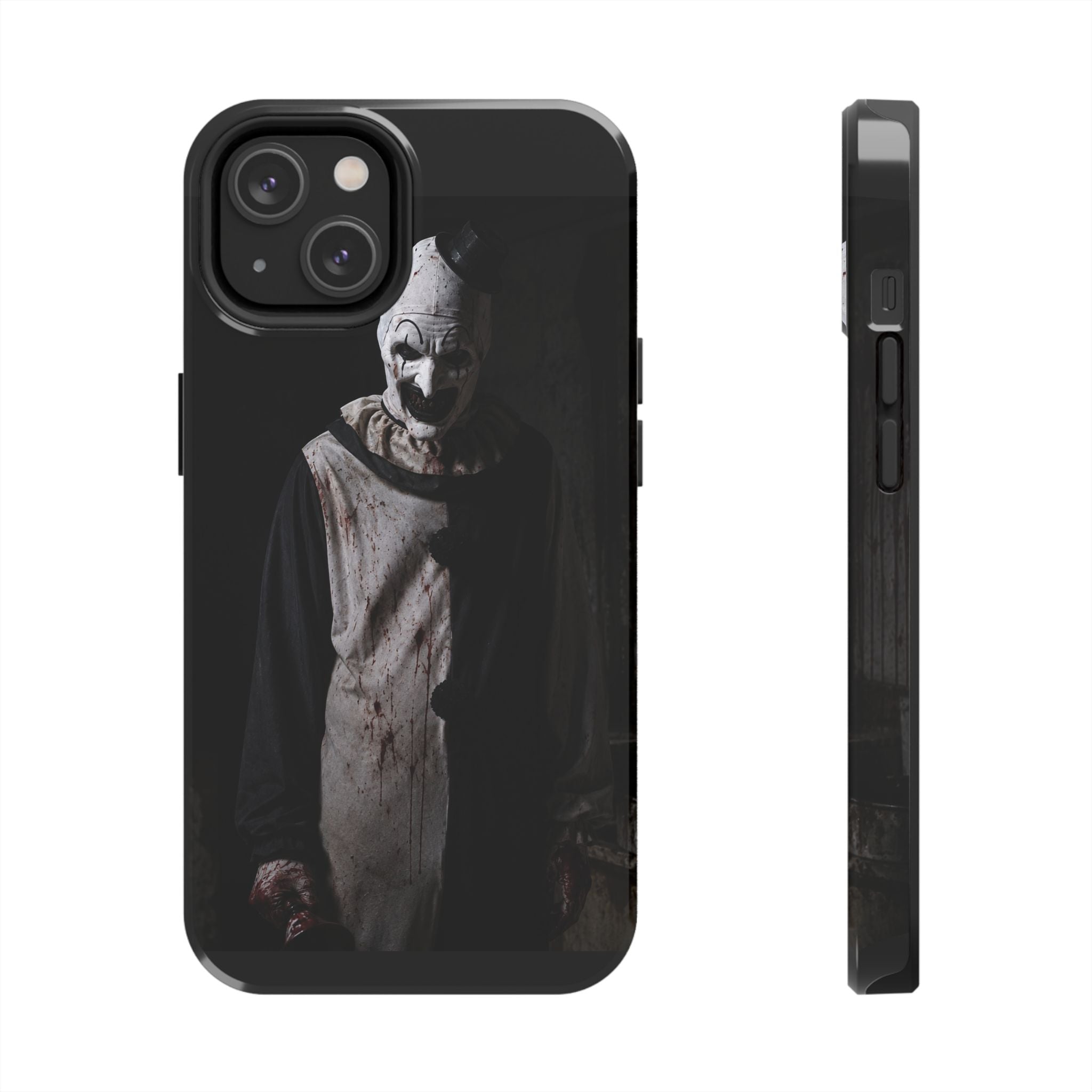 Horror Clown Tough Phone Case – Dark Scary Masked Killer Design for Halloween