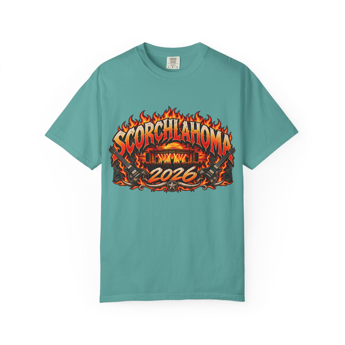 T-Shirt — Scorchlahoma 2026 Flame Graphic Tee