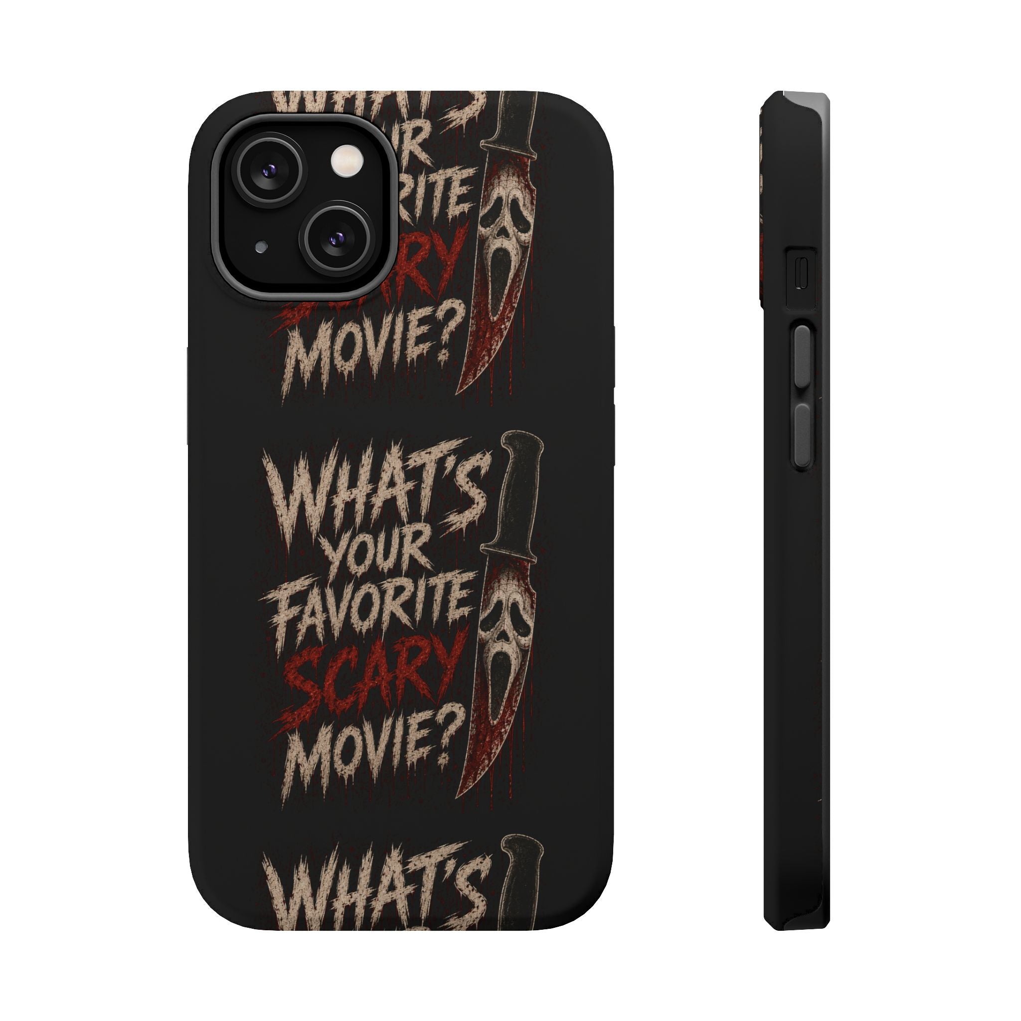 Scream 'What's Your Favorite Scary Movie?' Magnetic Impact Phone Case