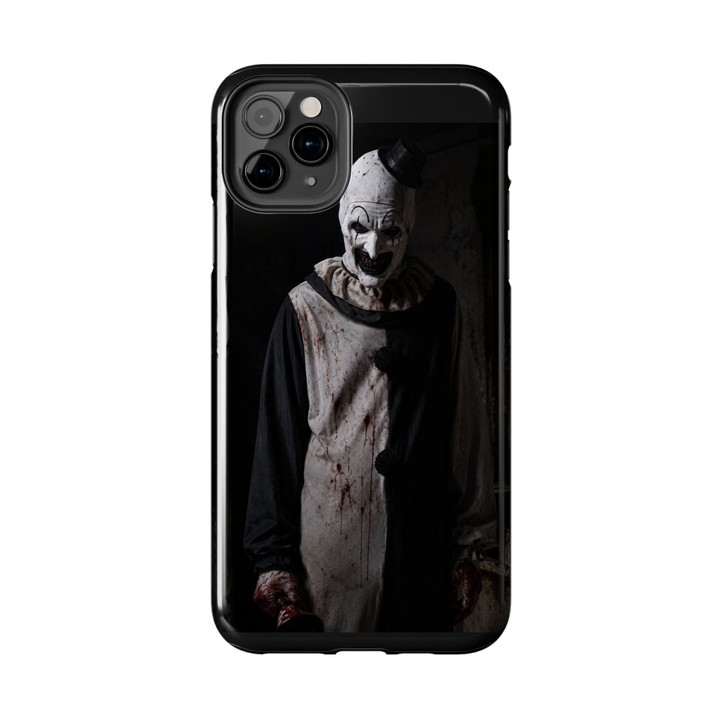 Horror Clown Tough Phone Case – Dark Scary Masked Killer Design for Halloween