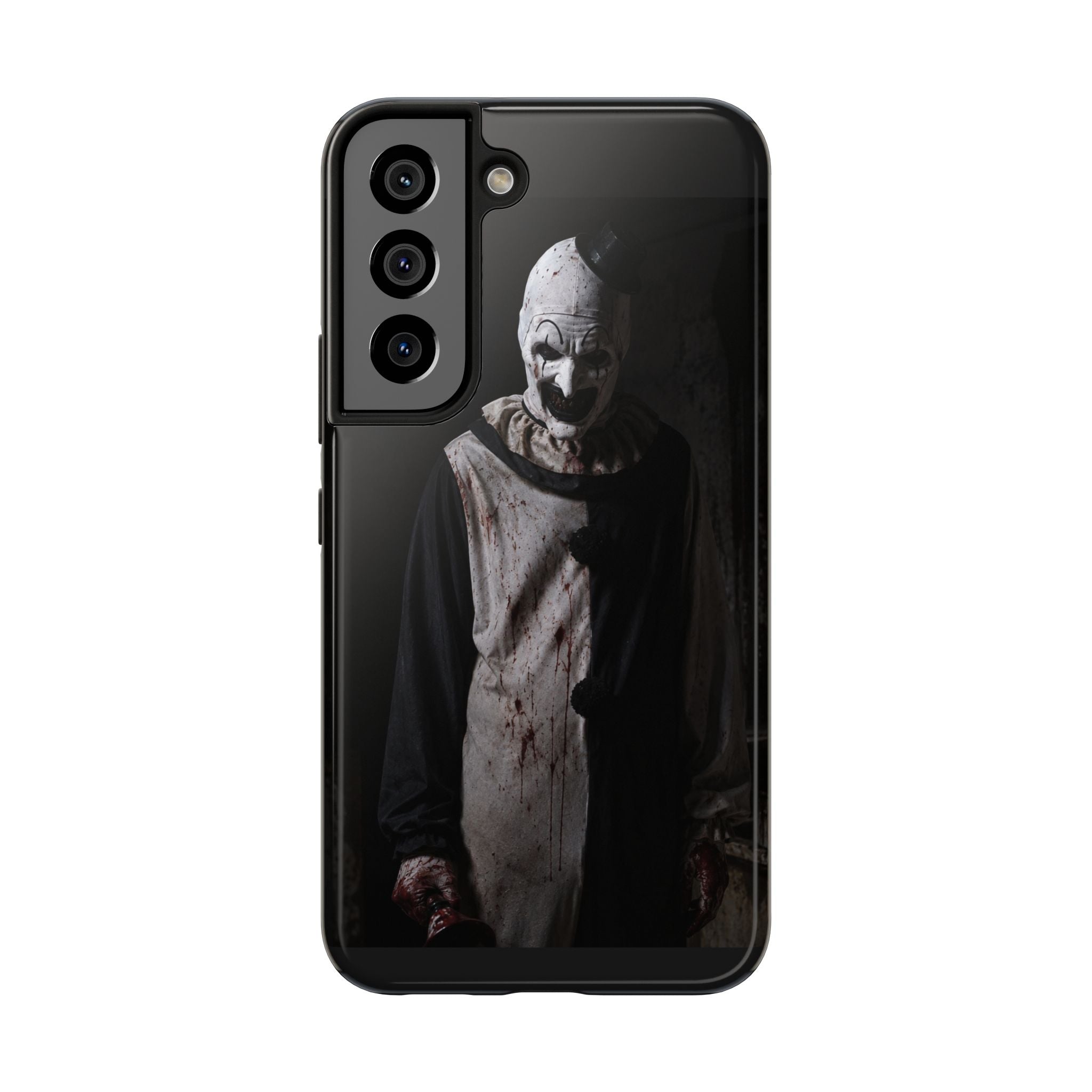 Horror Clown Tough Phone Case – Dark Scary Masked Killer Design for Halloween