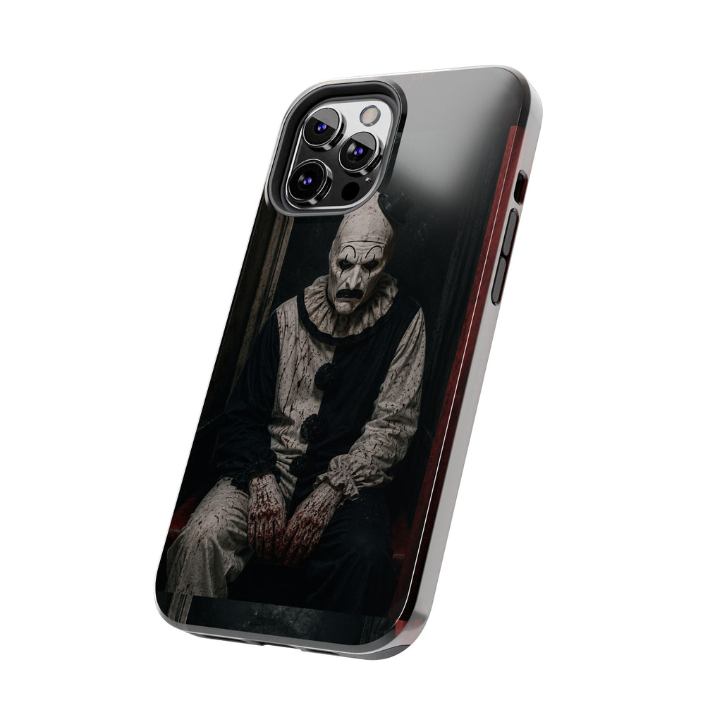 Horror Clown Tough Phone Case — Dark Creepy Circus Scary Protective Cover