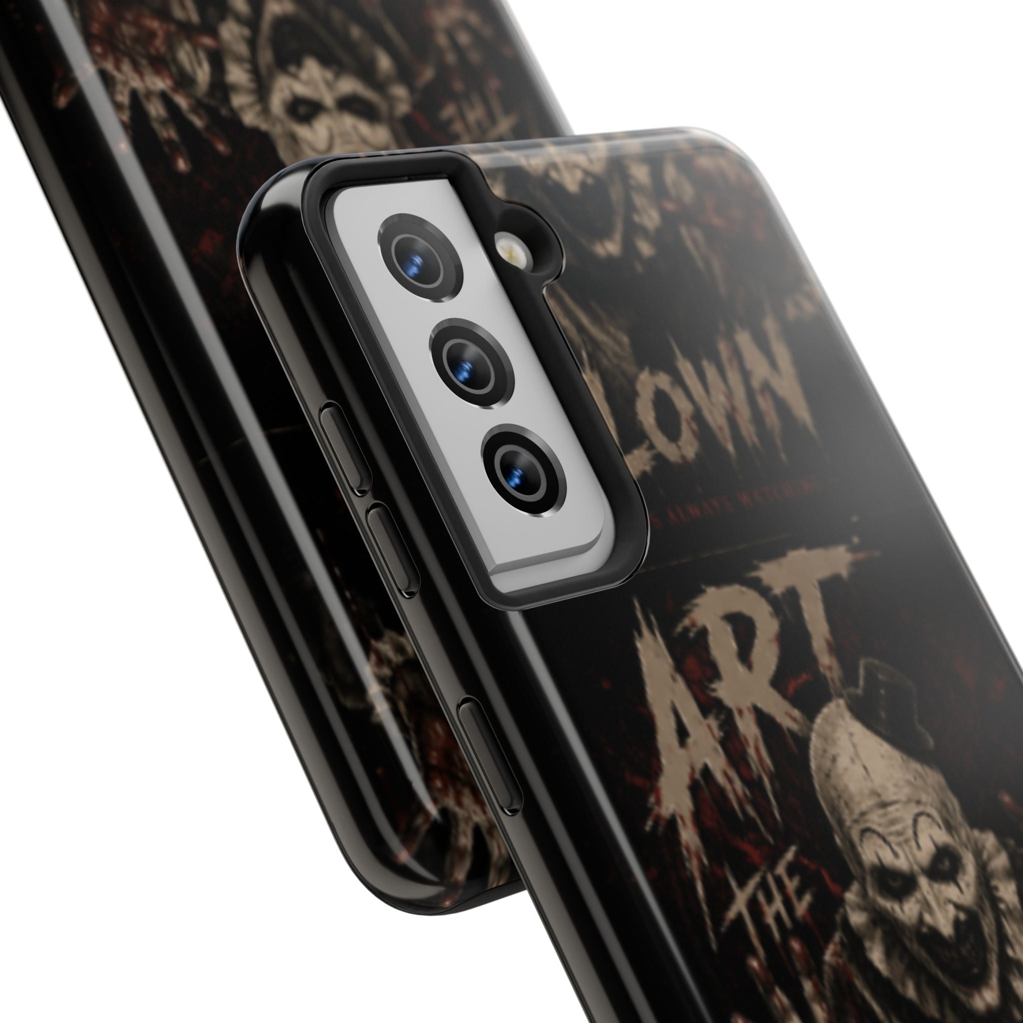 Horror Clown Tough Phone Case — 'Art the Clown' Scary Protective Cover