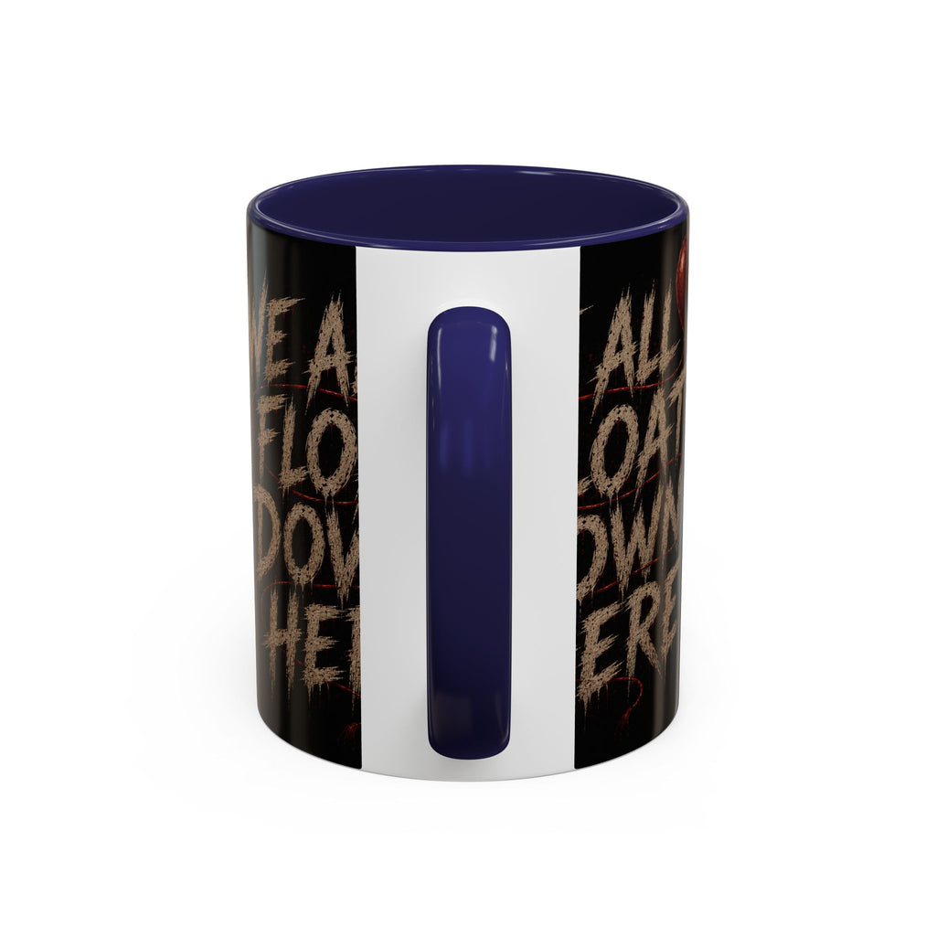 We All Float Down Here Coffee Mug — Horror Balloon Accent Mug (11/15oz)
