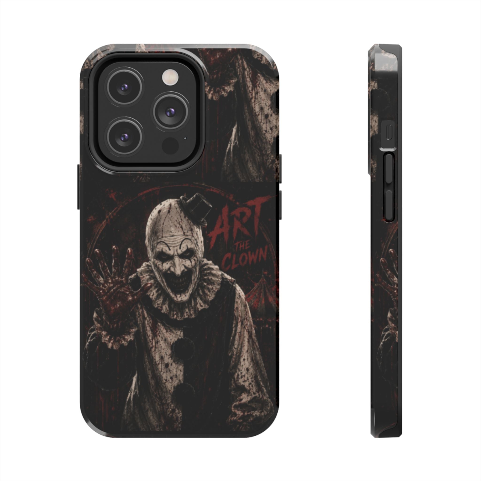 Horror Clown Tough Phone Case — 'Art the Clown' Scary Protective Cover