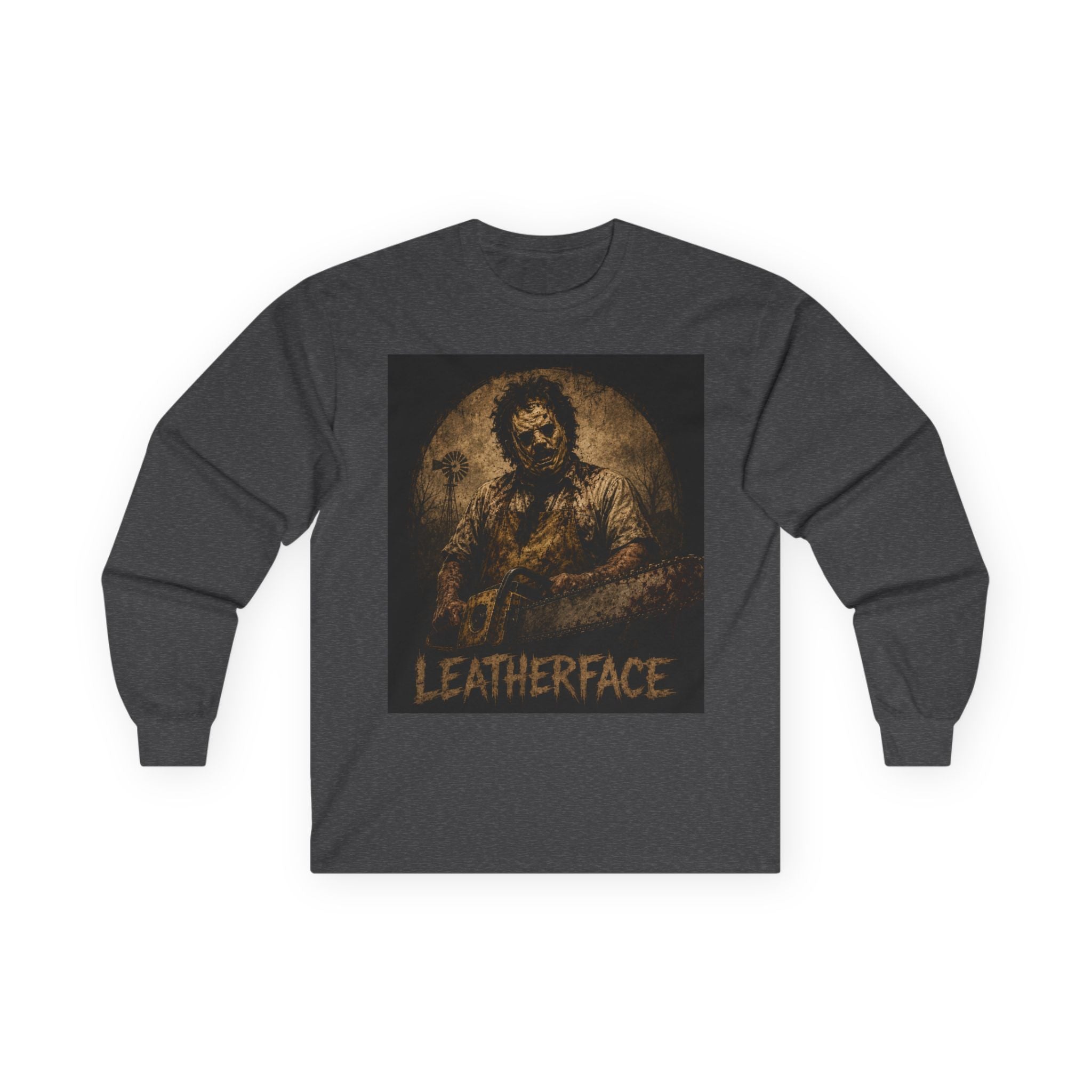 Leatherface Texas Chainsaw Massacre Cotton Long Sleeve Tee