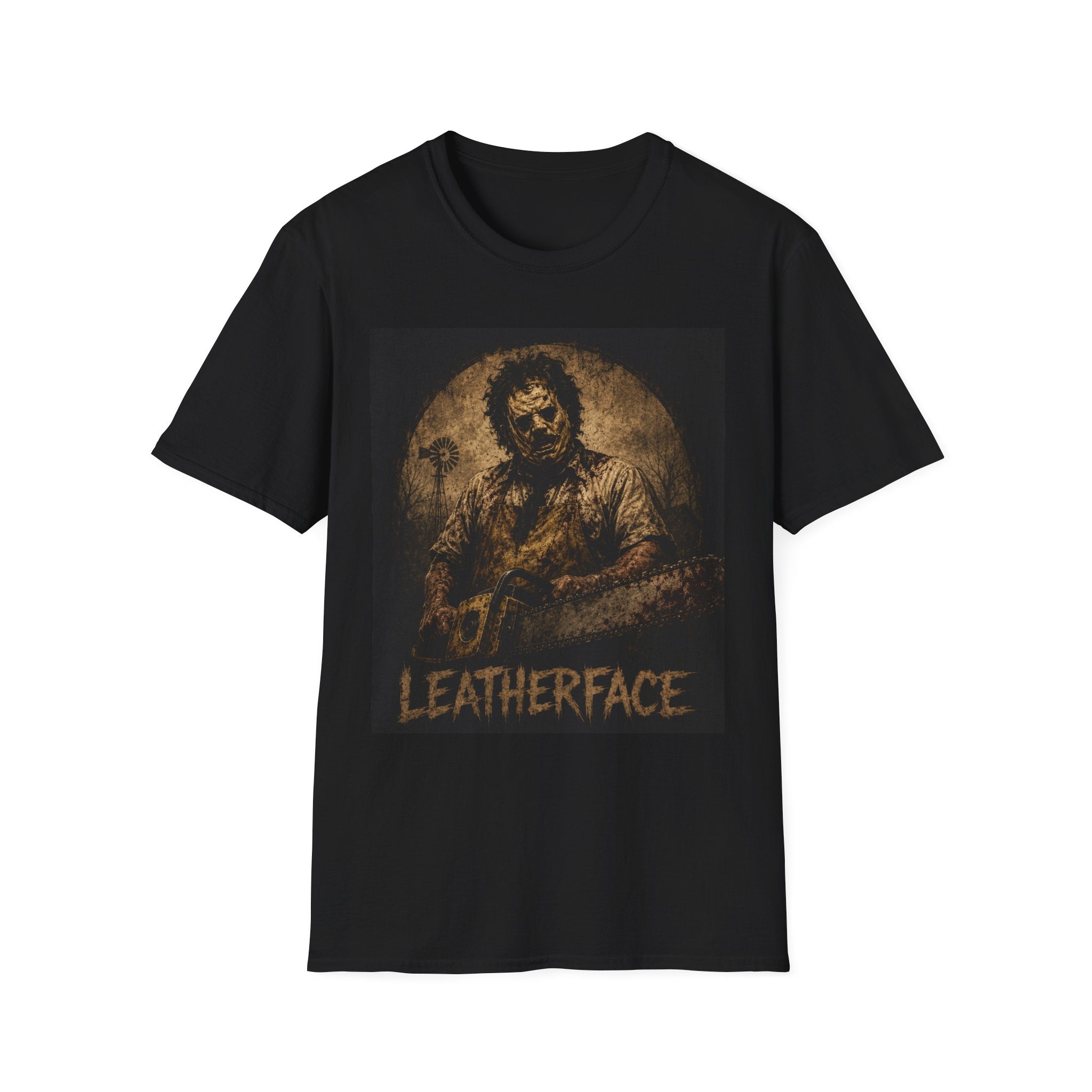 Leatherface Horror T-Shirt — Vintage Texas Chainsaw Graphic Tee