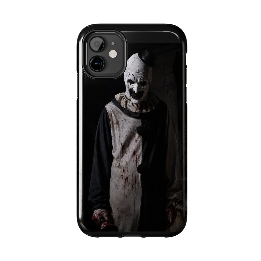 Horror Clown Tough Phone Case – Dark Scary Masked Killer Design for Halloween