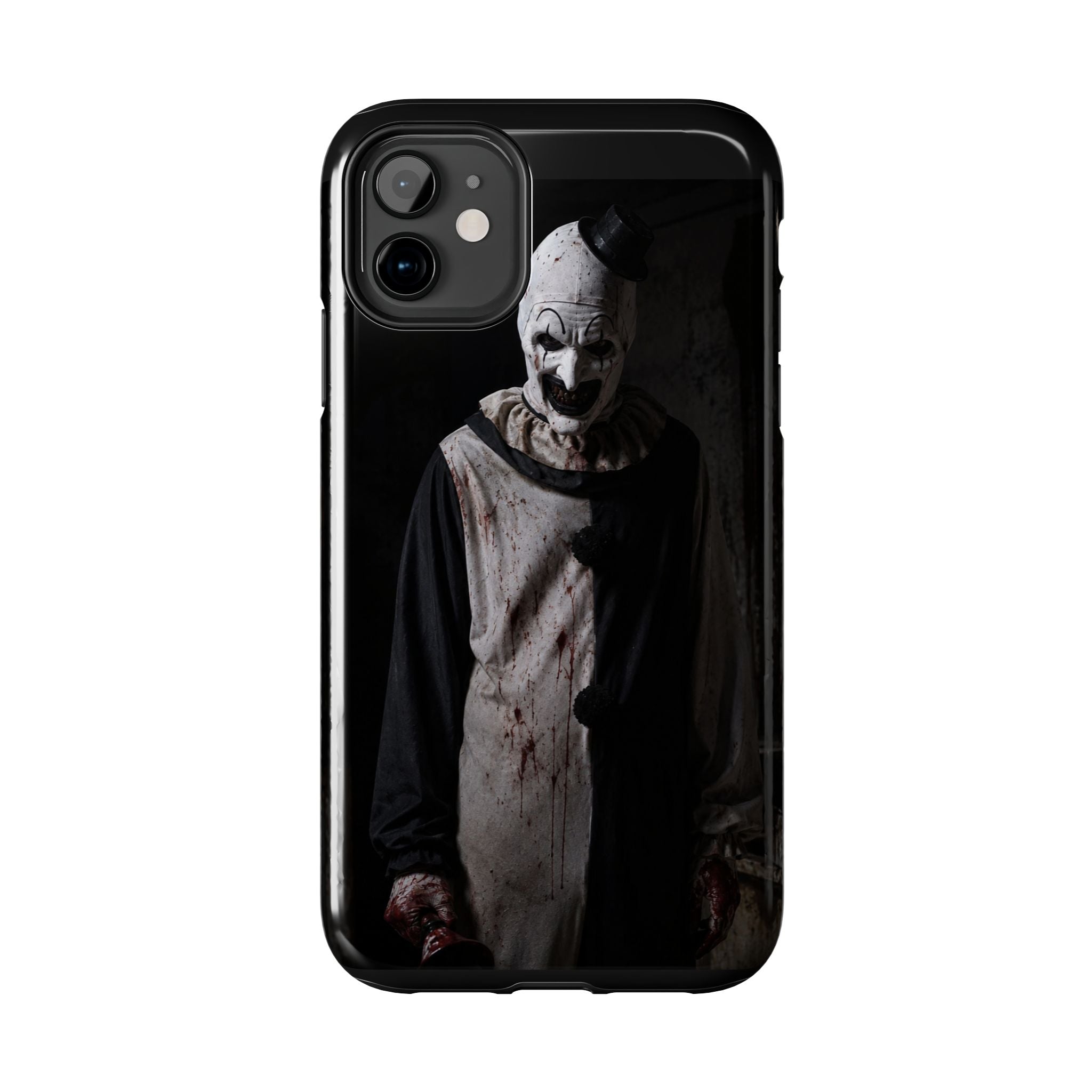 Horror Clown Tough Phone Case – Dark Scary Masked Killer Design for Halloween