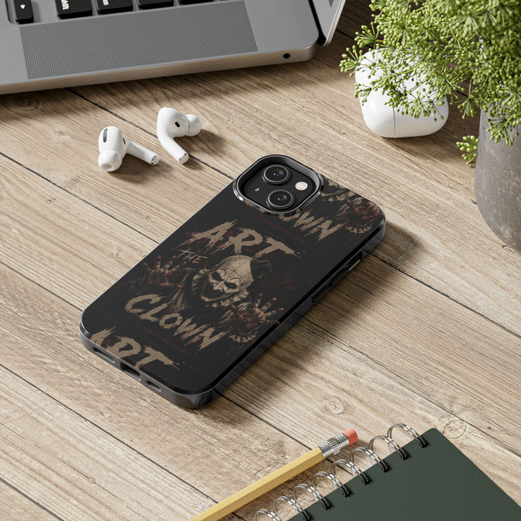 Horror Clown Tough Phone Case — 'Art the Clown' Scary Protective Cover