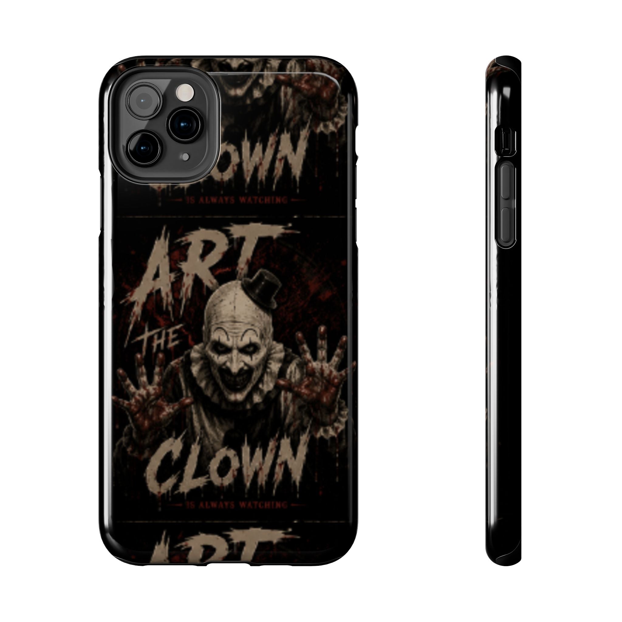Horror Clown Tough Phone Case — 'Art the Clown' Scary Protective Cover