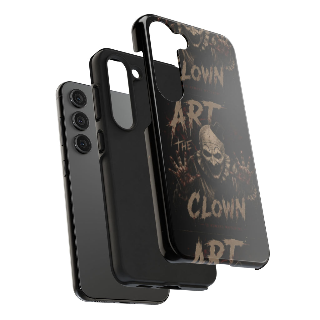 Horror Clown Tough Phone Case — 'Art the Clown' Scary Protective Cover