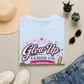 Glow Up Lemon Co. T-Shirt — Retro Cute Lemonade Graphic Tee