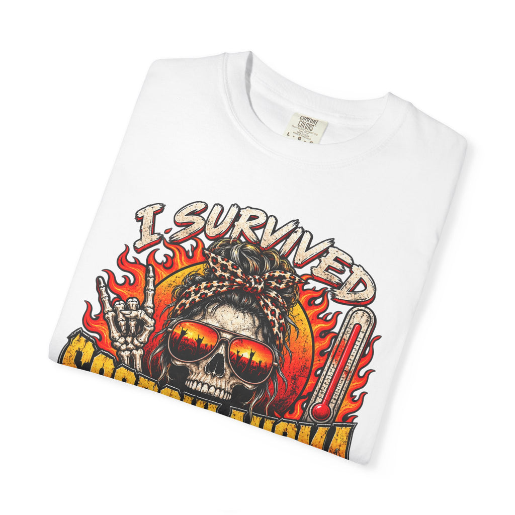 I Survived Scorchlahoma 2025 T-Shirt — Rock Festival Skull & Flames Souvenir