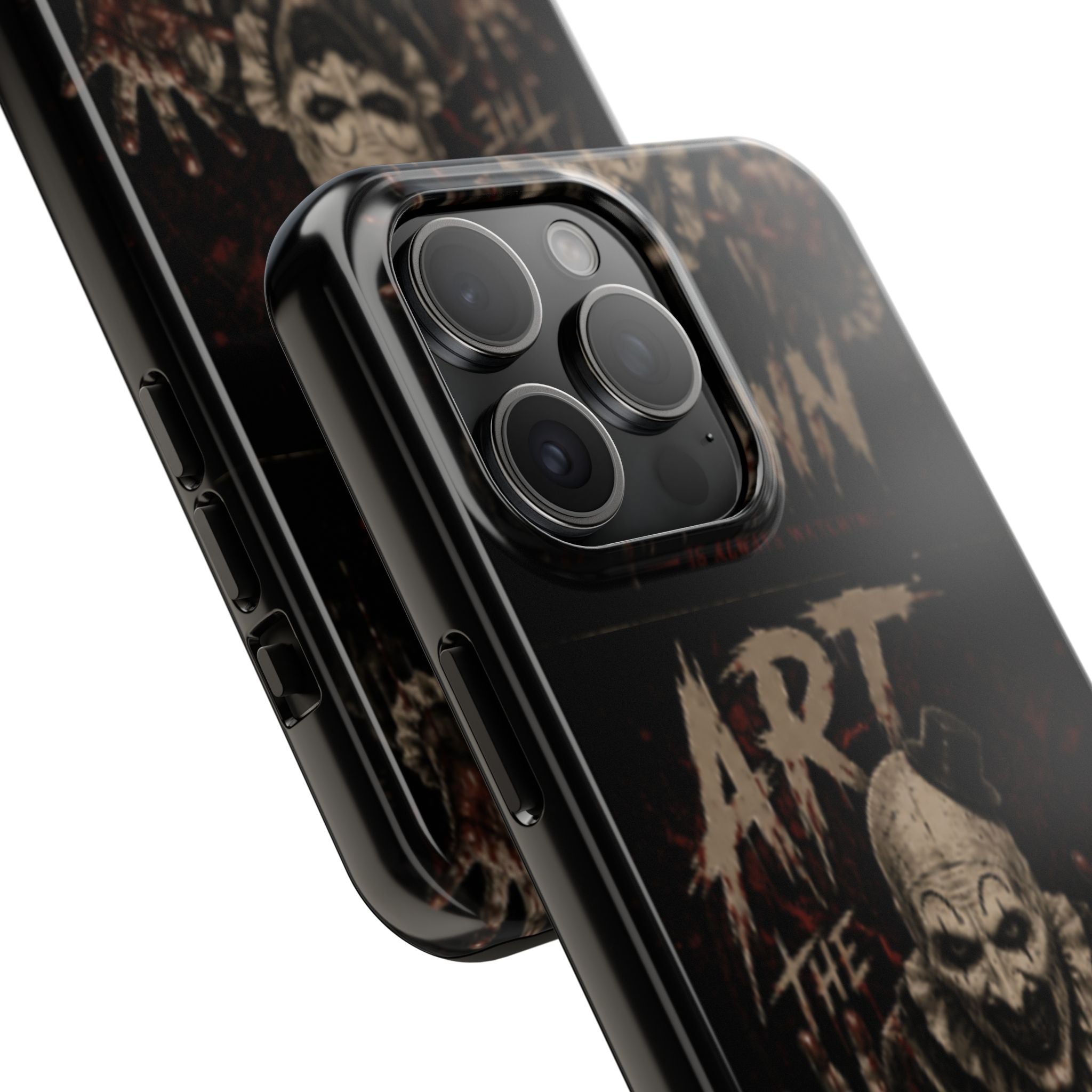 Horror Clown Tough Phone Case — 'Art the Clown' Scary Protective Cover