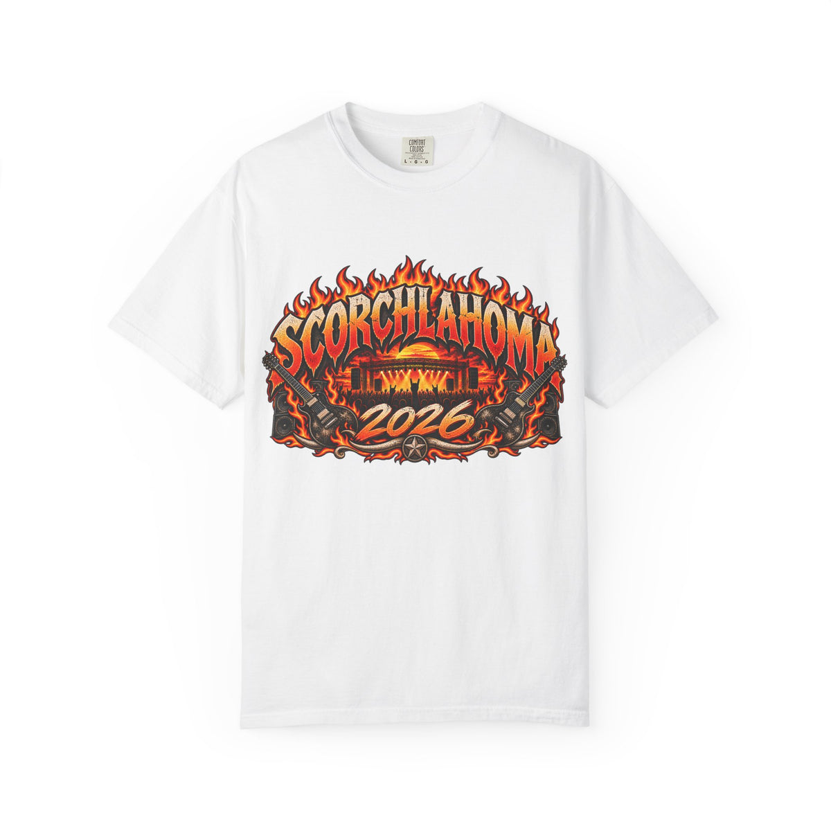 T-Shirt — Scorchlahoma 2026 Flame Graphic Tee
