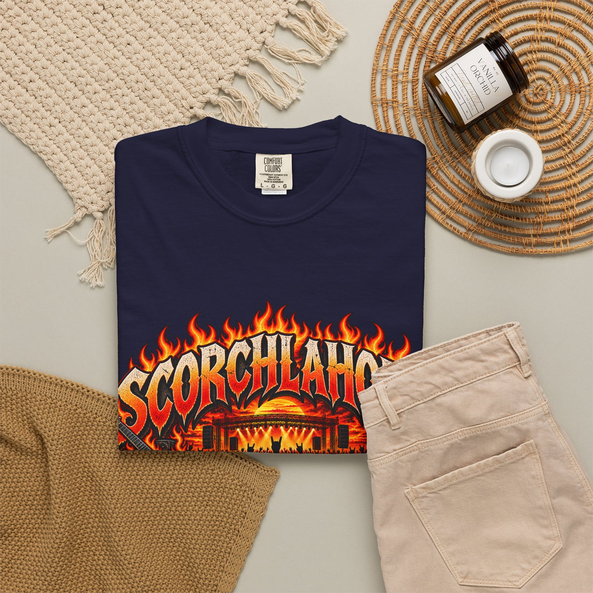 T-Shirt — Scorchlahoma 2026 Flame Graphic Tee