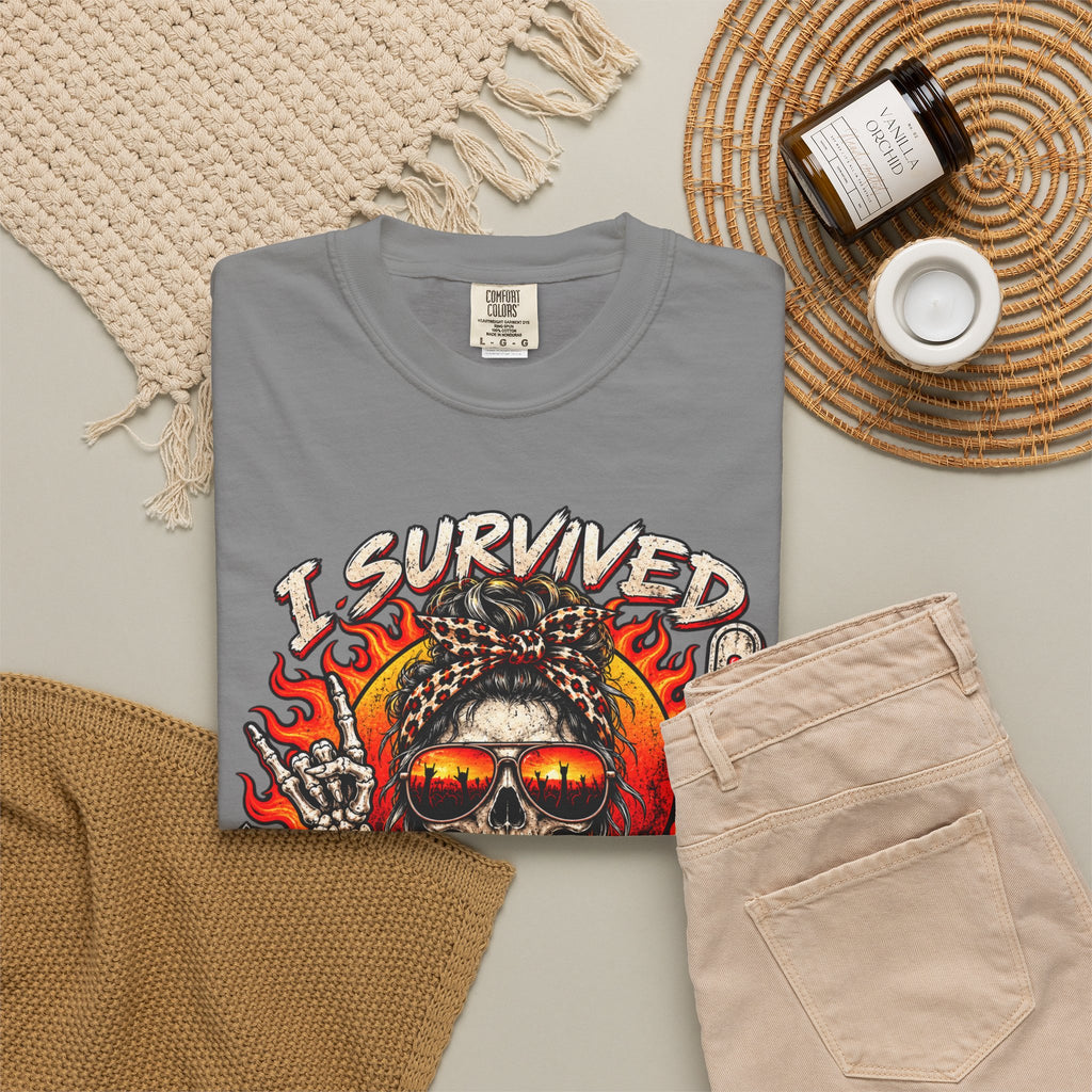 I Survived Scorchlahoma 2025 T-Shirt — Rock Festival Skull & Flames Souvenir