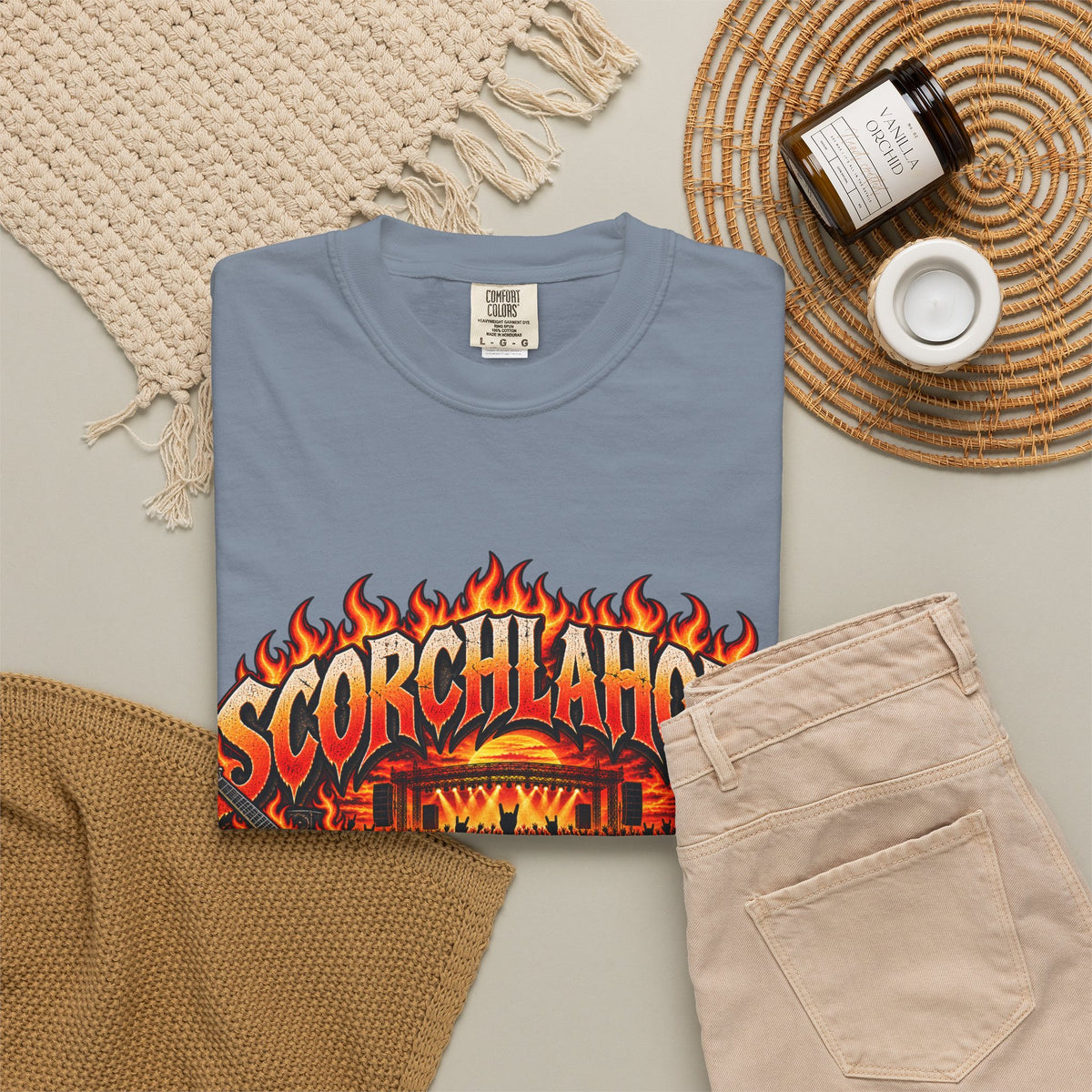 T-Shirt — Scorchlahoma 2026 Flame Graphic Tee