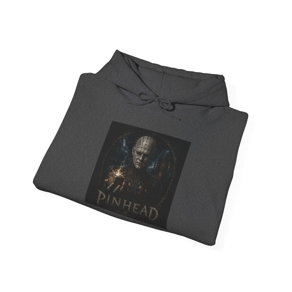 Pinhead Horror Hoodie — Hellraiser Inspired Graphic Pullover