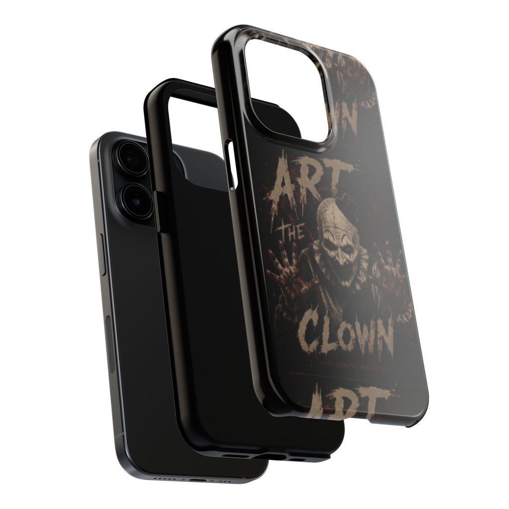 Horror Clown Tough Phone Case — 'Art the Clown' Scary Protective Cover