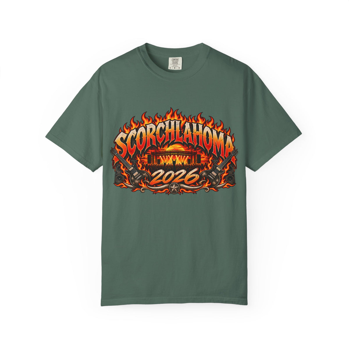T-Shirt — Scorchlahoma 2026 Flame Graphic Tee