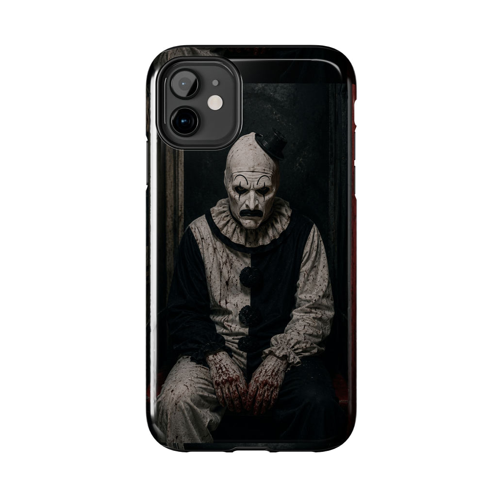 Horror Clown Tough Phone Case — Dark Creepy Circus Scary Protective Cover