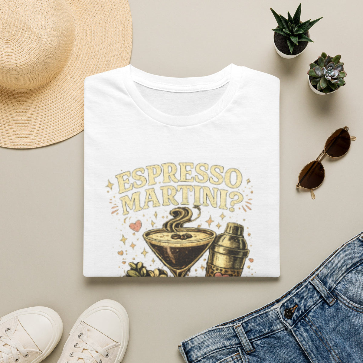 Espresso Martini T-Shirt — "Don't Bother Me, I Need Coffee Time" Cocktail Tee