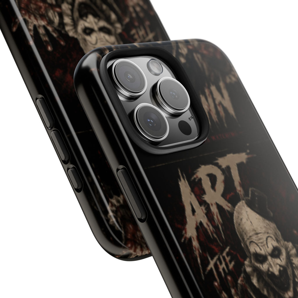 Horror Clown Tough Phone Case — 'Art the Clown' Scary Protective Cover