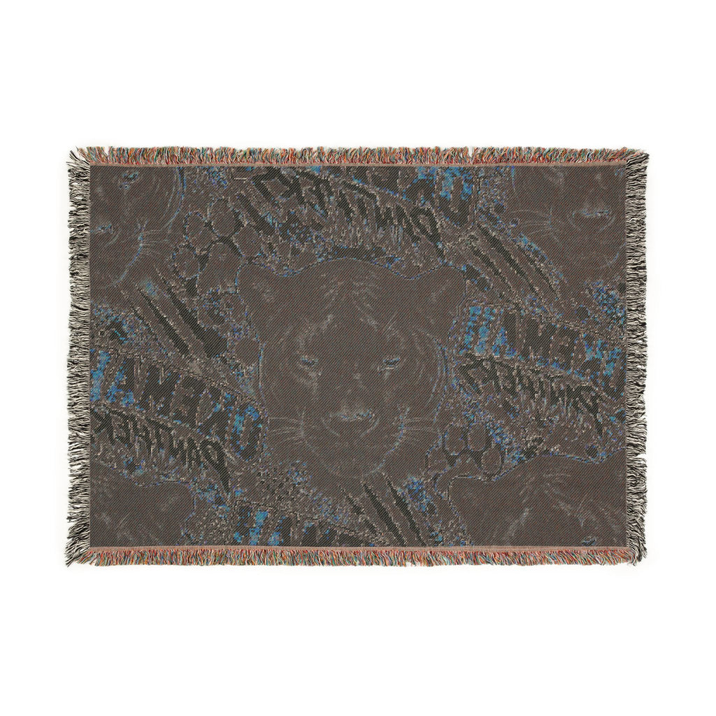 Cleveland Panthers Woven Throw Blanket — Retro Black Panther Team Pride