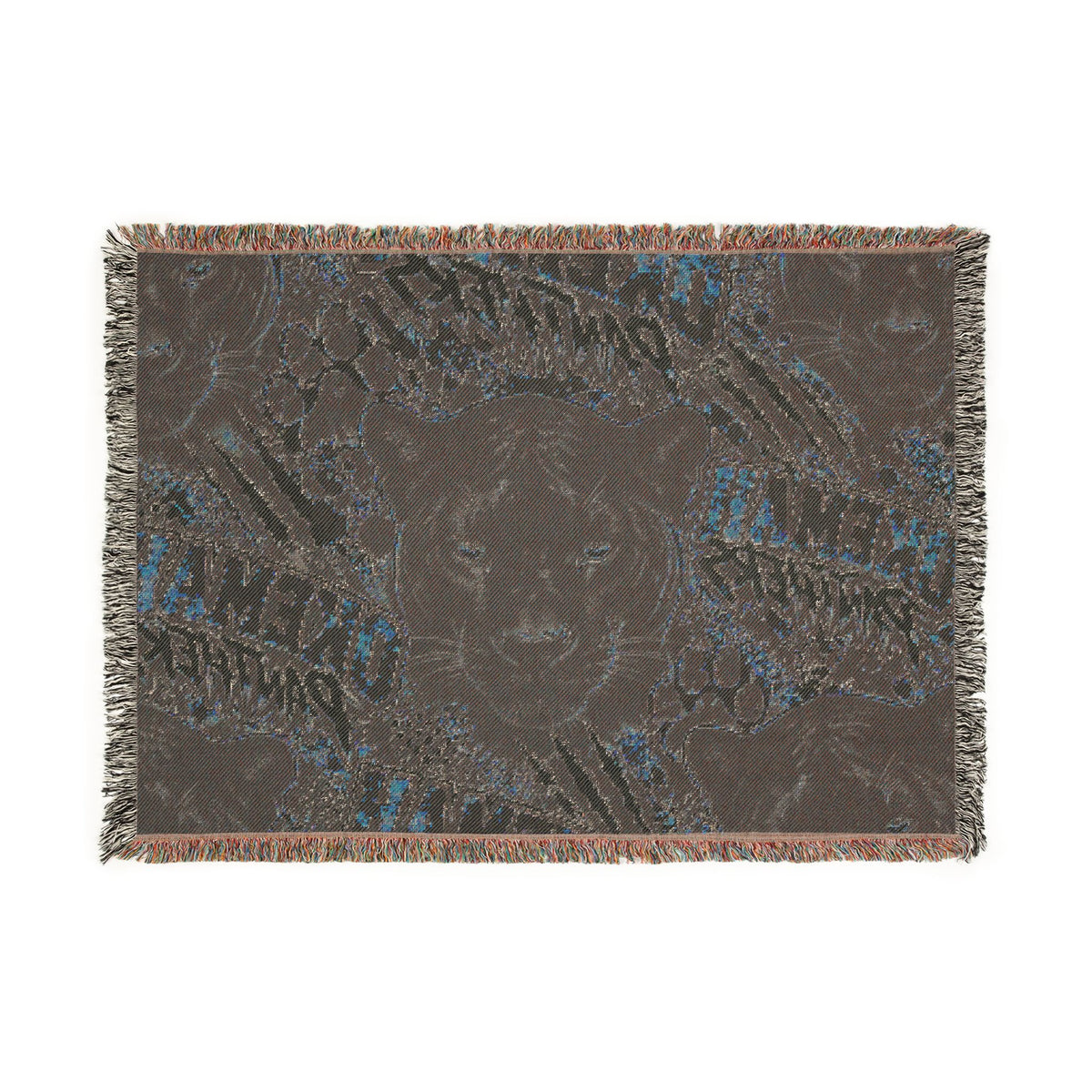 Cleveland Panthers Woven Throw Blanket — Retro Black Panther Team Pride