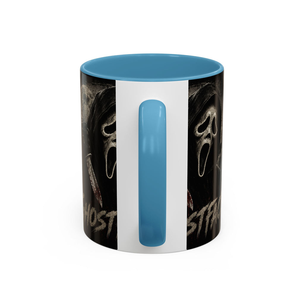 Ghostface Horror Coffee Mug – Halloween Killer Mask Design (11/15 oz)