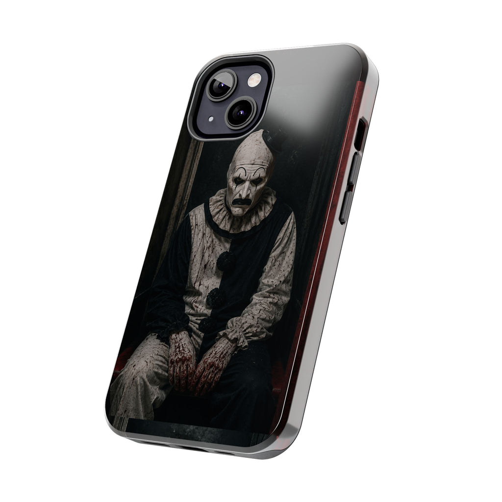 Horror Clown Tough Phone Case — Dark Creepy Circus Scary Protective Cover