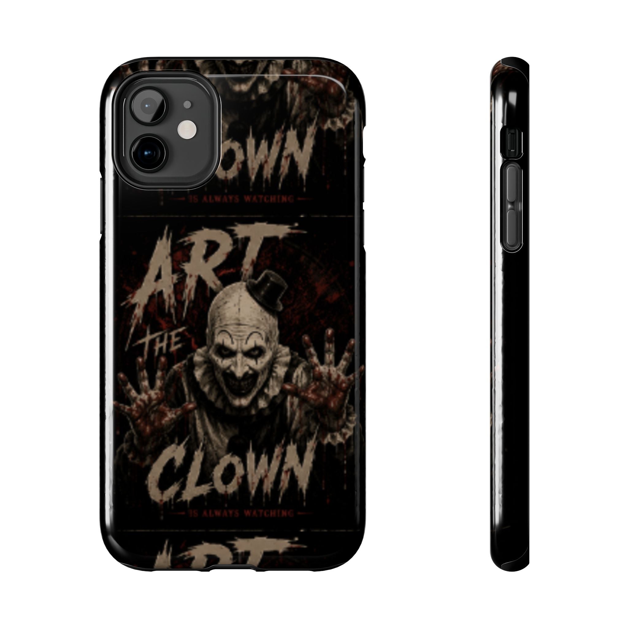 Horror Clown Tough Phone Case — 'Art the Clown' Scary Protective Cover
