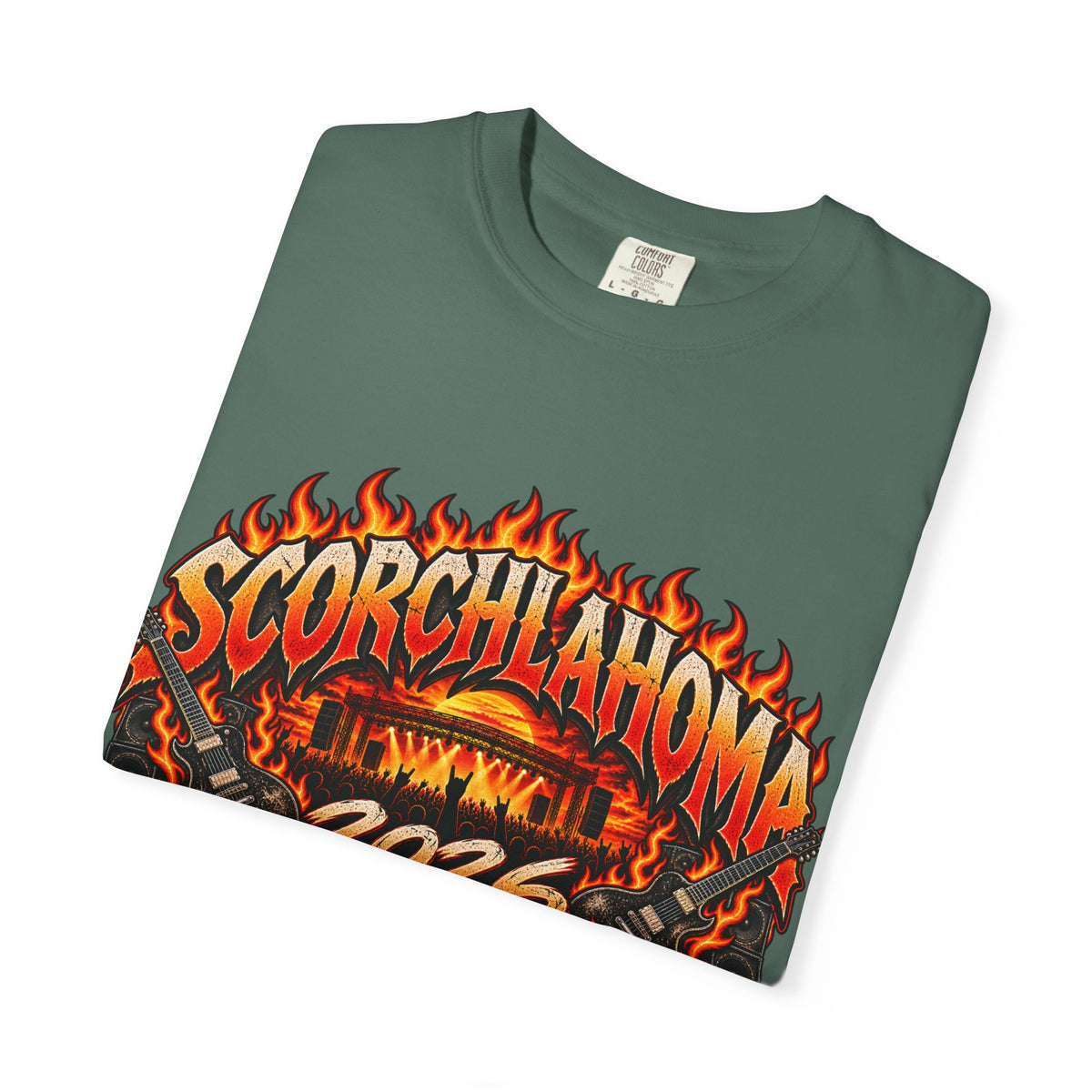 T-Shirt — Scorchlahoma 2026 Flame Graphic Tee