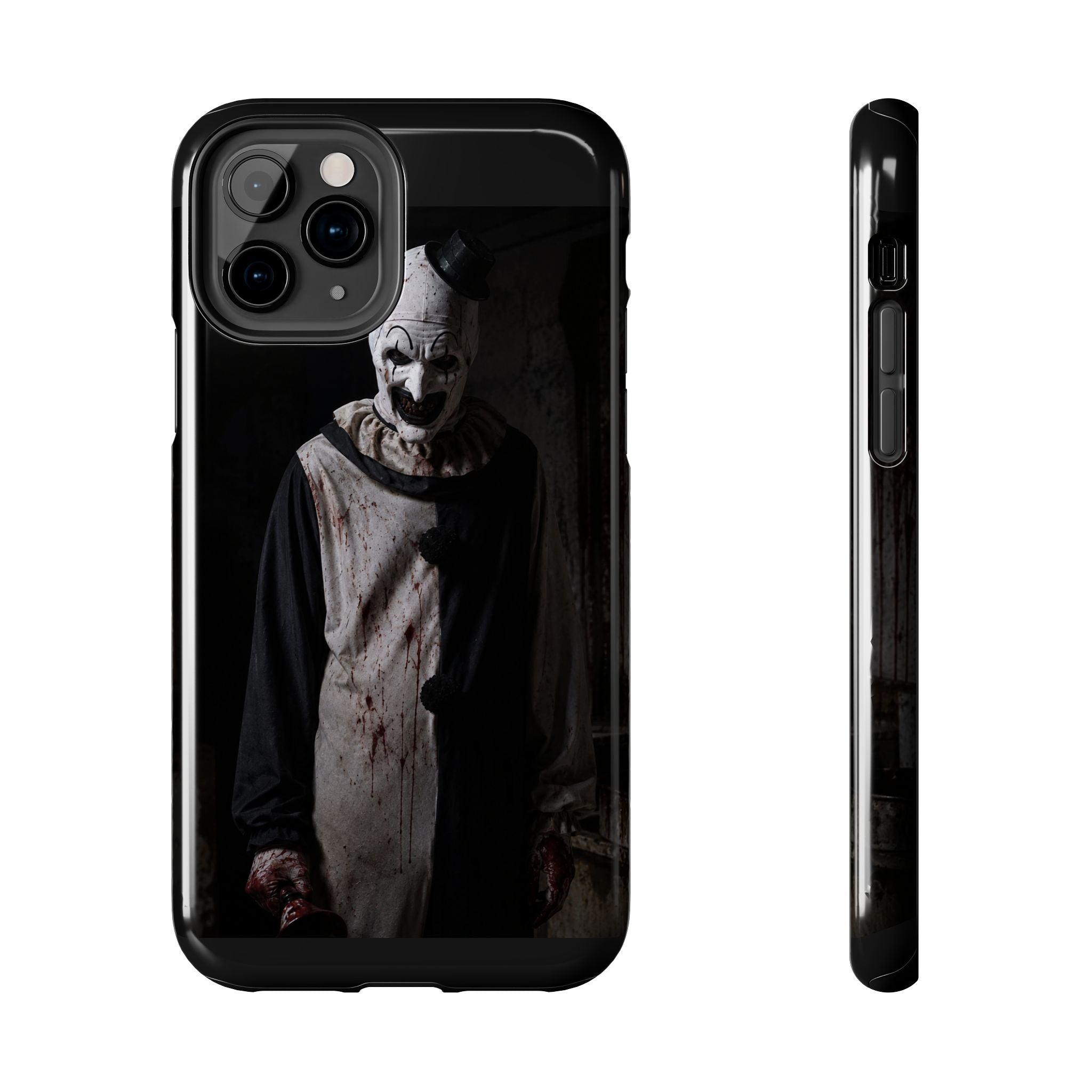 Horror Clown Tough Phone Case – Dark Scary Masked Killer Design for Halloween