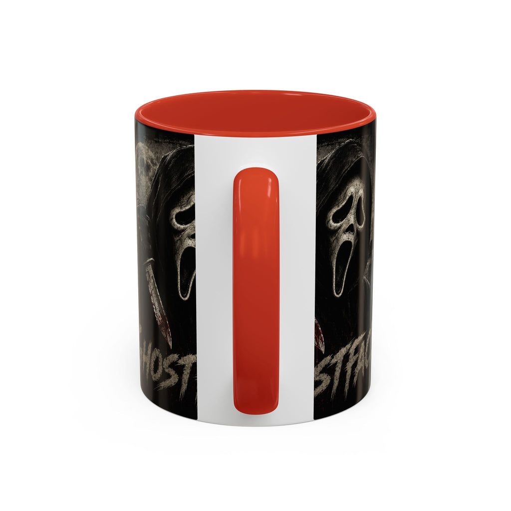 Ghostface Horror Coffee Mug – Halloween Killer Mask Design (11/15 oz)