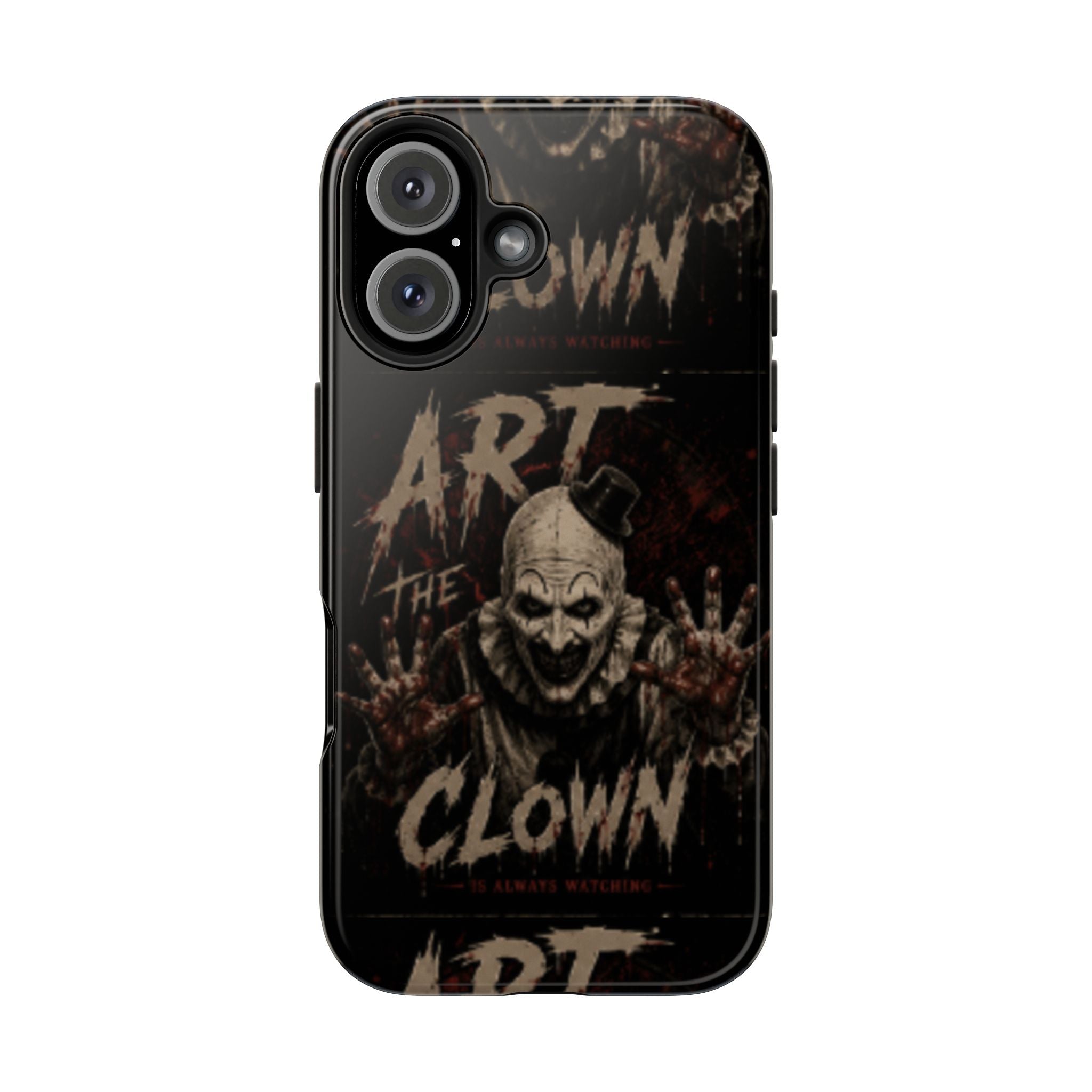 Horror Clown Tough Phone Case — 'Art the Clown' Scary Protective Cover