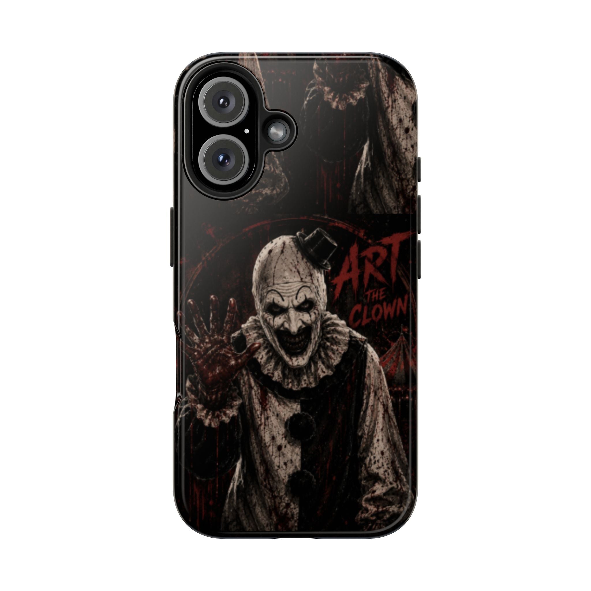 Horror Clown Tough Phone Case — 'Art the Clown' Scary Protective Cover
