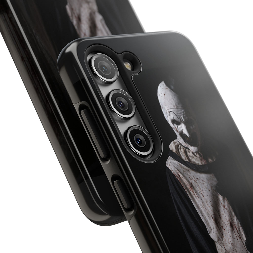 Horror Clown Tough Phone Case – Dark Scary Masked Killer Design for Halloween
