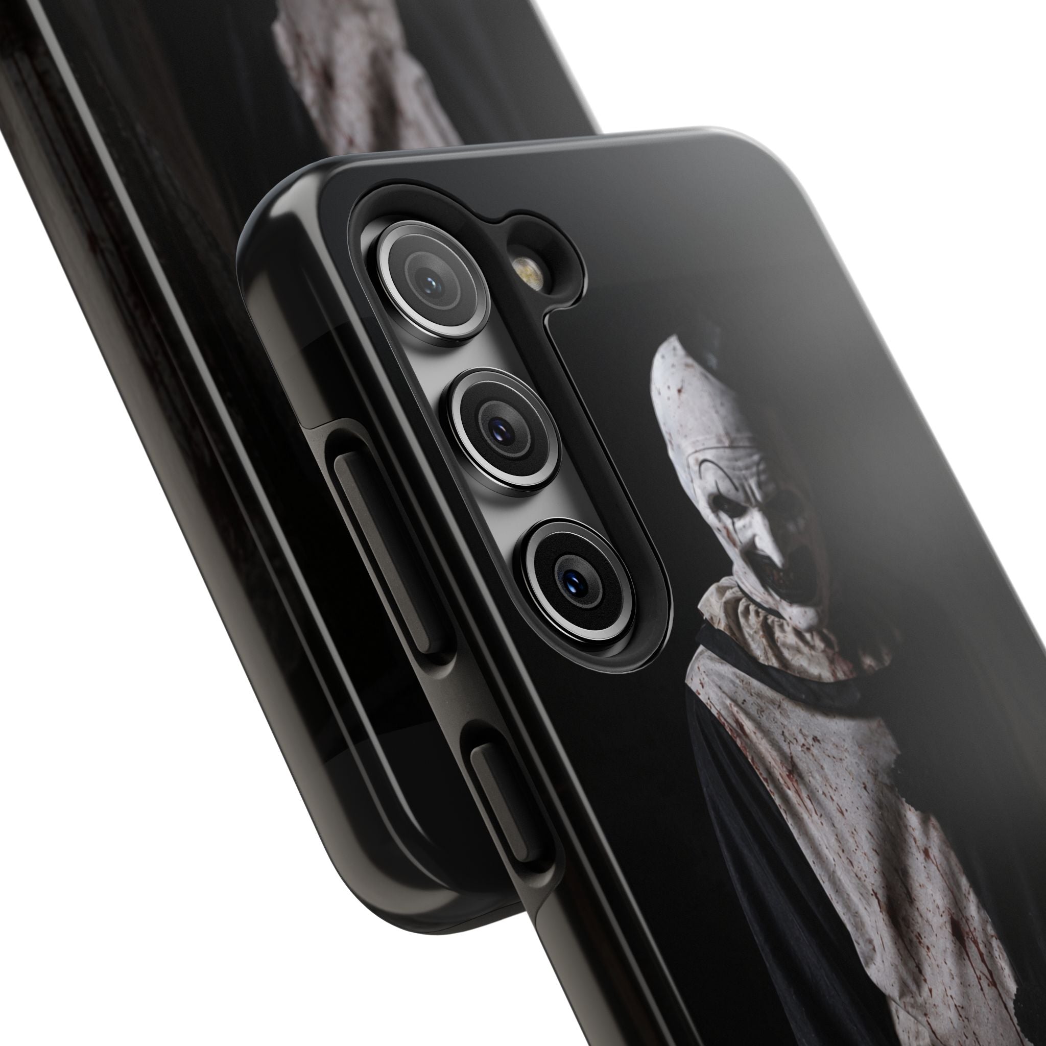 Horror Clown Tough Phone Case – Dark Scary Masked Killer Design for Halloween