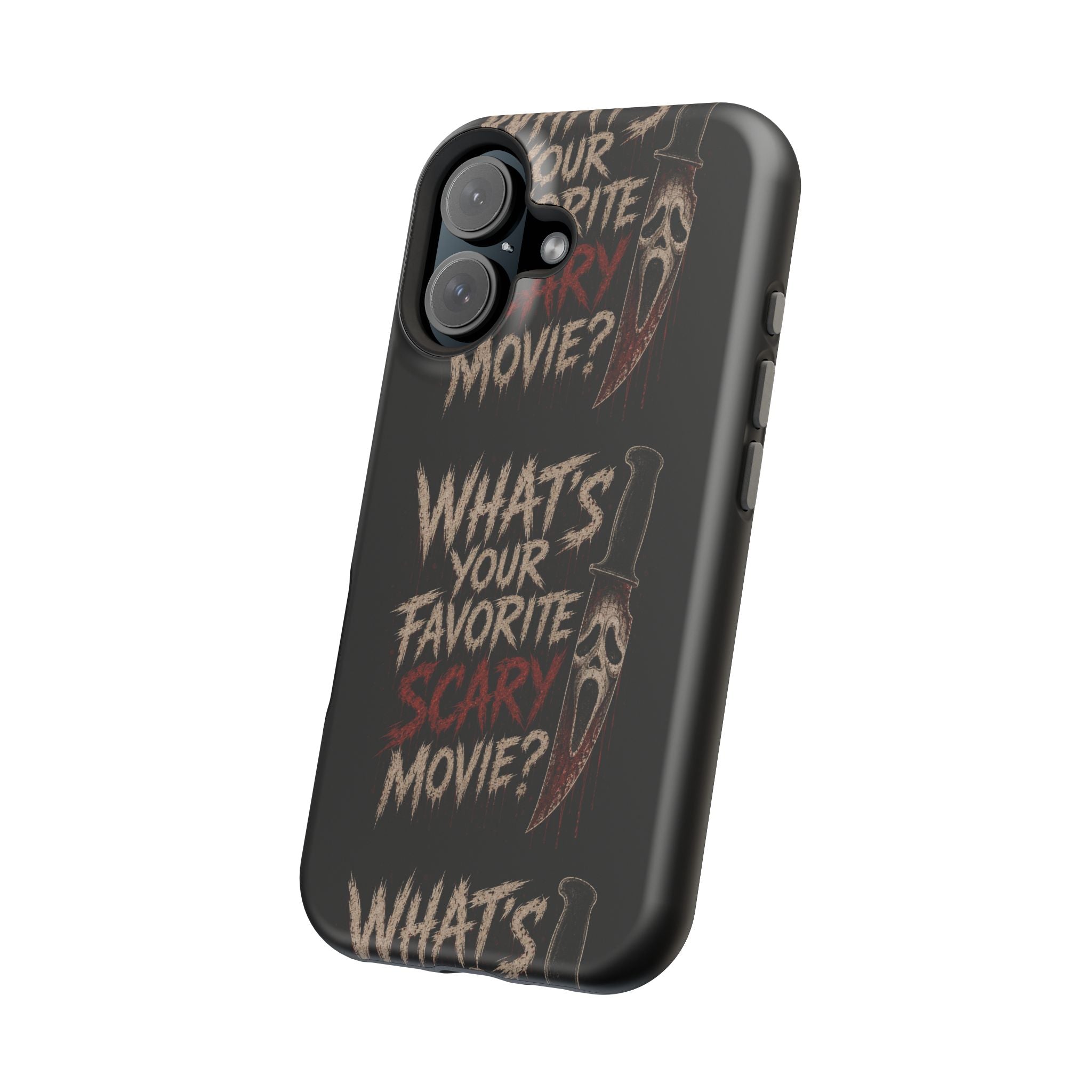 Scream 'What's Your Favorite Scary Movie?' Magnetic Impact Phone Case