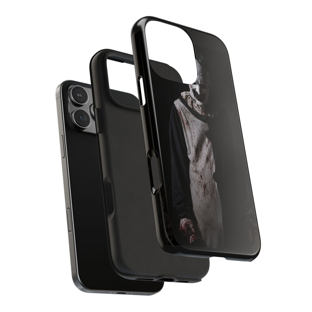 Horror Clown Tough Phone Case – Dark Scary Masked Killer Design for Halloween