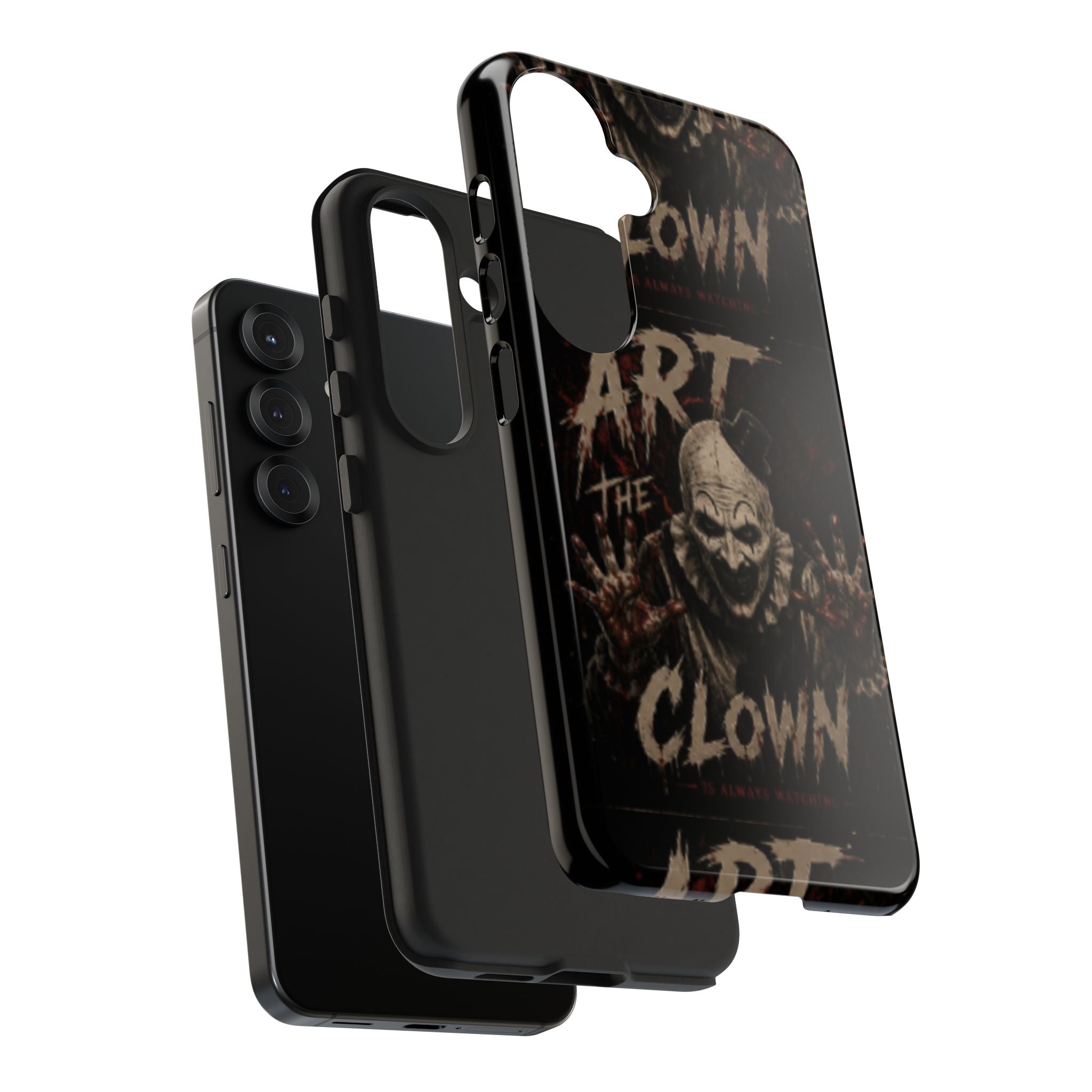 Horror Clown Tough Phone Case — 'Art the Clown' Scary Protective Cover