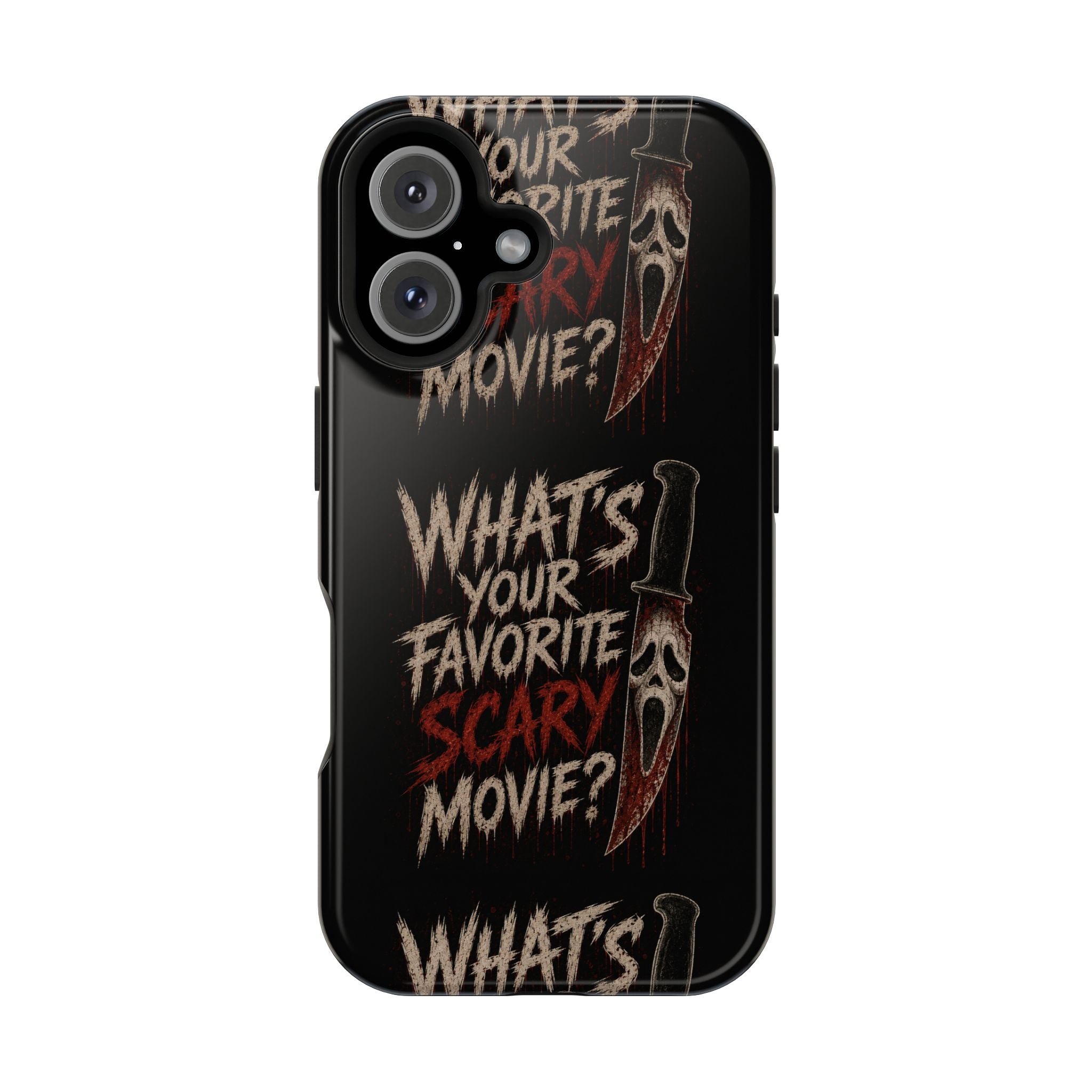 Scream 'What's Your Favorite Scary Movie?' Magnetic Impact Phone Case