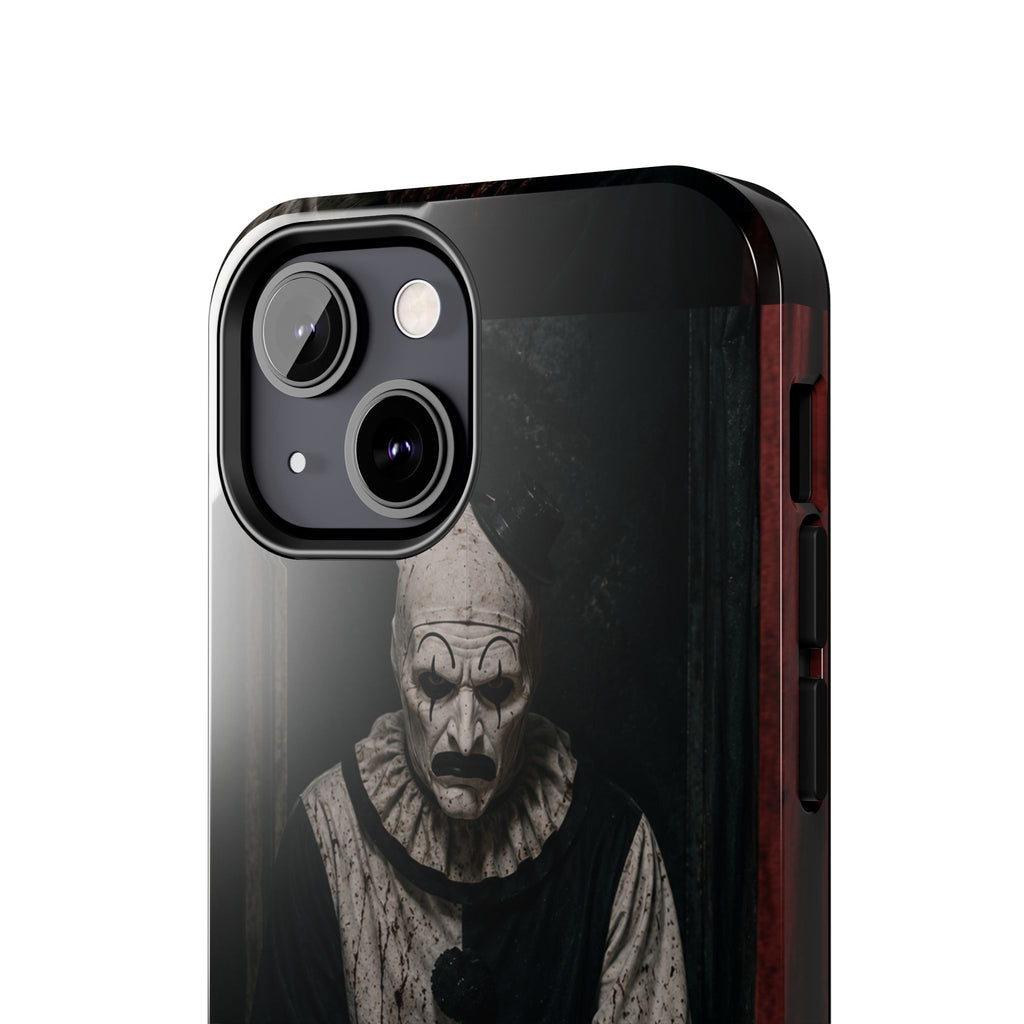 Horror Clown Tough Phone Case — Dark Creepy Circus Scary Protective Cover