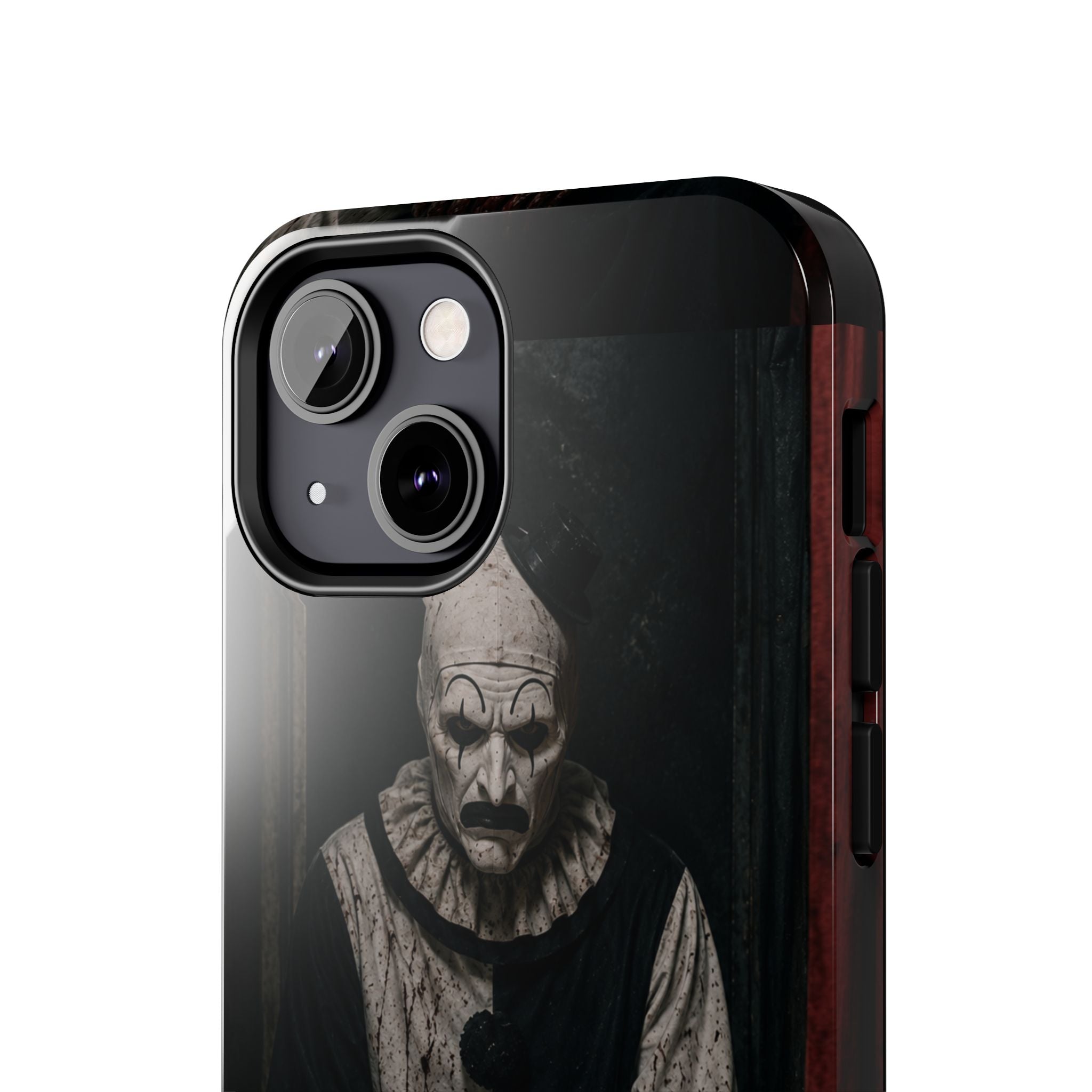 Horror Clown Tough Phone Case — Dark Creepy Circus Scary Protective Cover