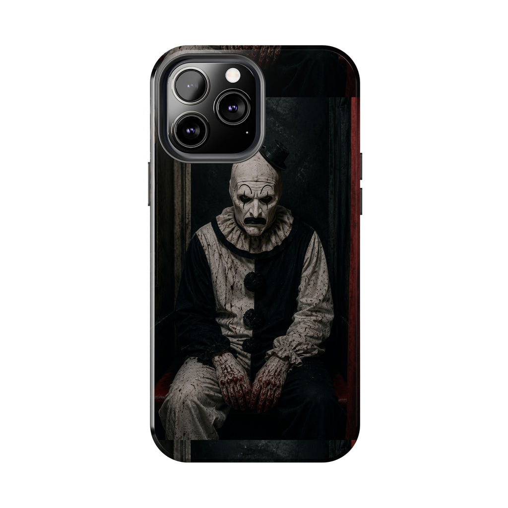 Horror Clown Tough Phone Case — Dark Creepy Circus Scary Protective Cover