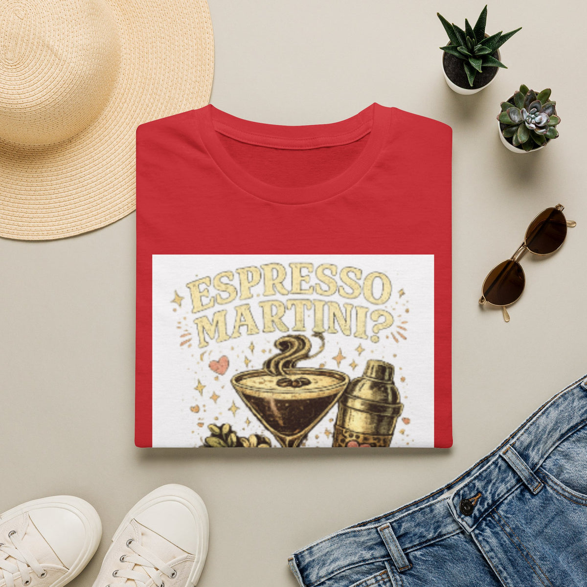 Espresso Martini T-Shirt — "Don't Bother Me, I Need Coffee Time" Cocktail Tee
